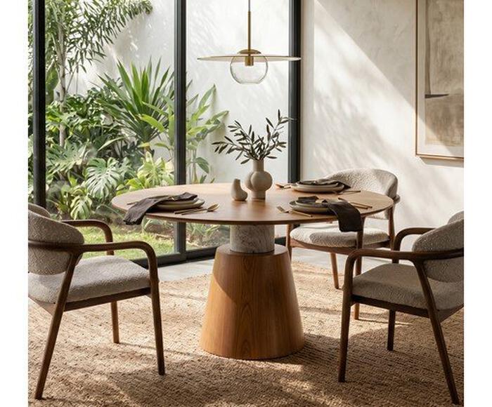 Mesa de Jantar Paragua&ccedil;u Mel image number 3