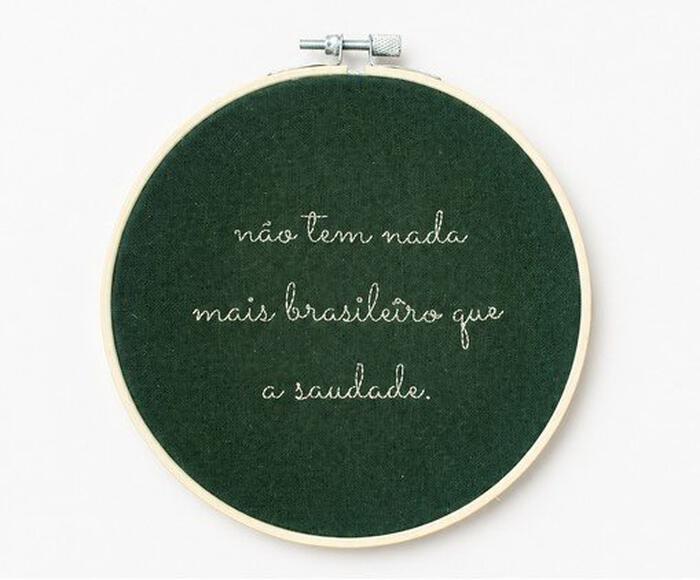 Bastidor Bordado N&atilde;o Tem Nada Mais Brasileiro - image 0