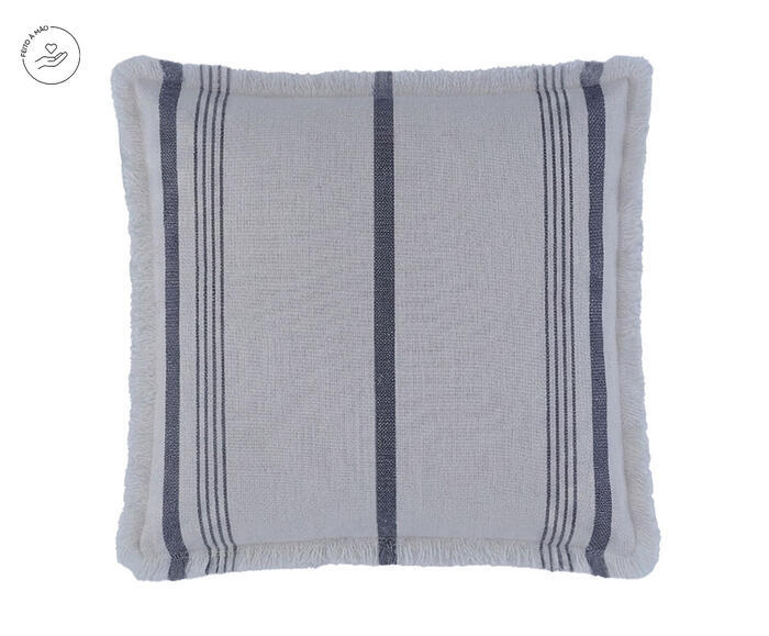 Capa de Almofada Samyra Off-White e Cinza - image 0