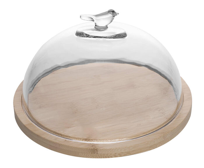 Queijeira com Base de Bambu Bird - image 1