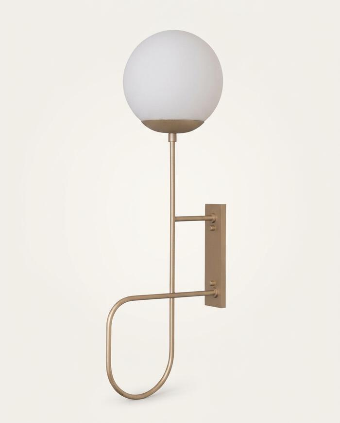 Arandela Trombone Champagne Bivolt - image 0