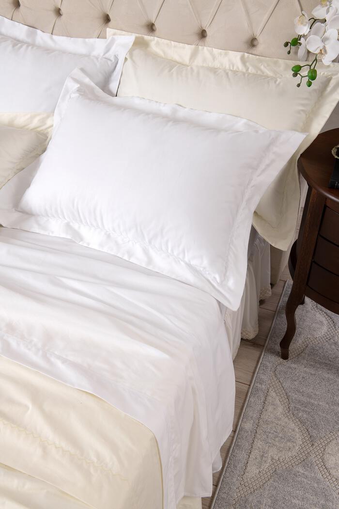 Fronha Finesse Bordado Branco 400 Fios - 70X50cm image number 3