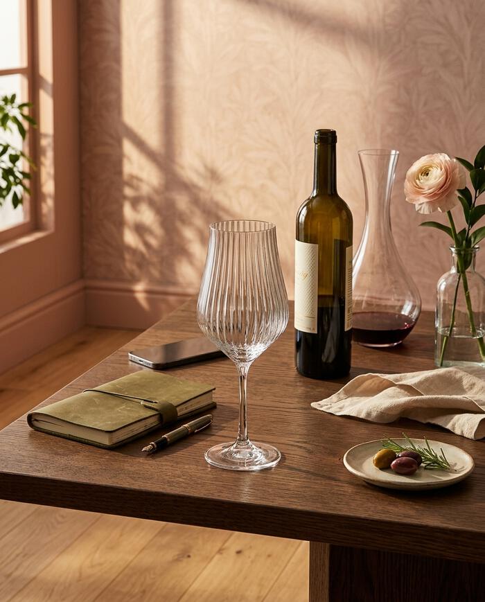 Jogo de Ta&ccedil;as para Vinho Tinto Tulipa Optic - image 1