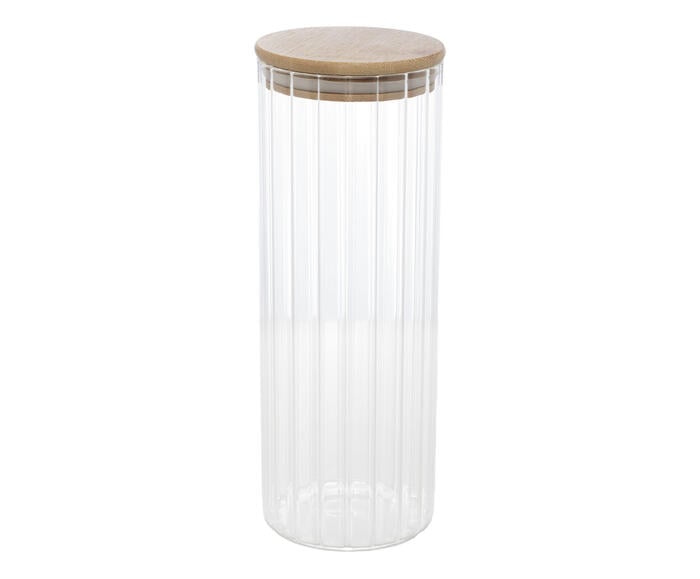 Porta-Mantimento com Tampa de Bambu - image 0