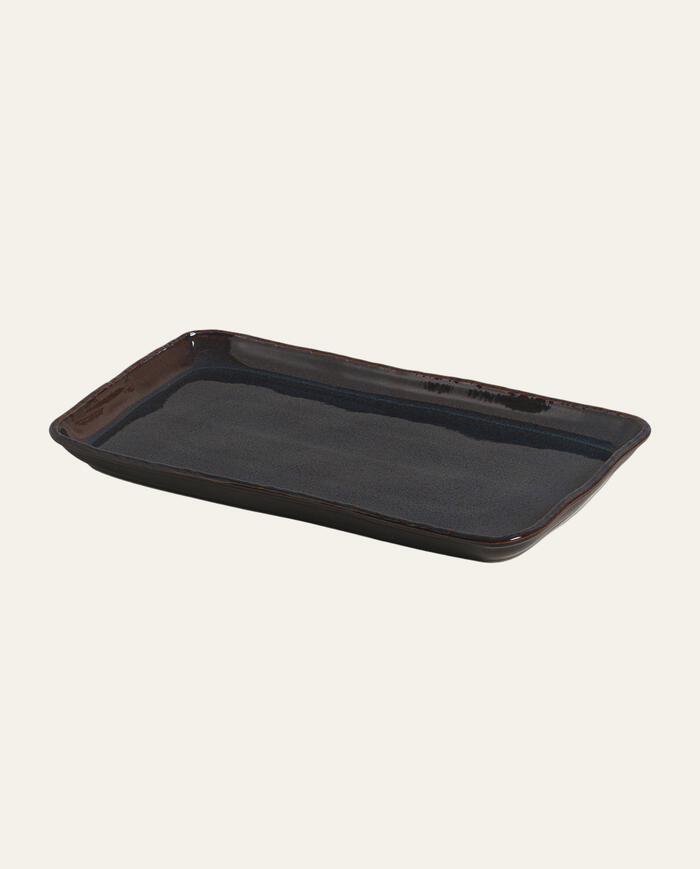 Travessa Retangular Org&acirc;nico Eco Stone Safira Cinza - image 1
