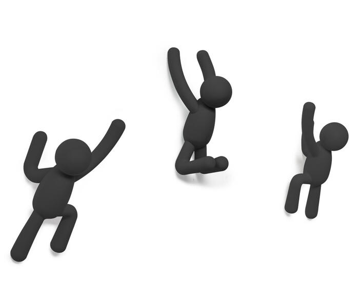 Jogo de Parede Cabideiro Buddy - Preto image number 3