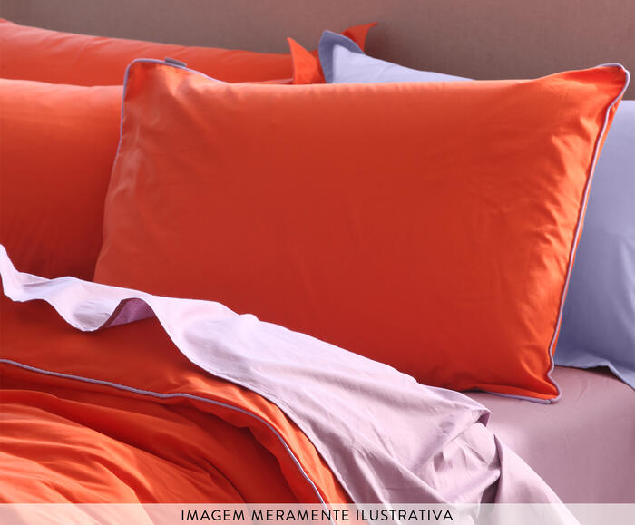 Duvet Colors Filetti Tangerina com Vivo Lavanda 200 Fios image number 2