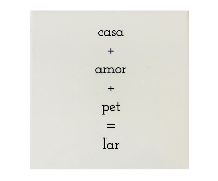 Azulejo Decorativo "Lar Casa Amor e Pet" - image 0