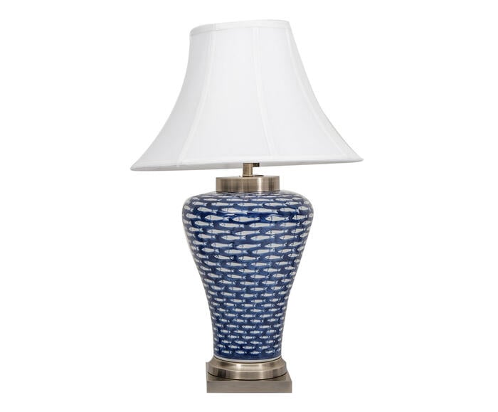 Abajur em Porcelana Costanzo Bivolt Azul - image 0