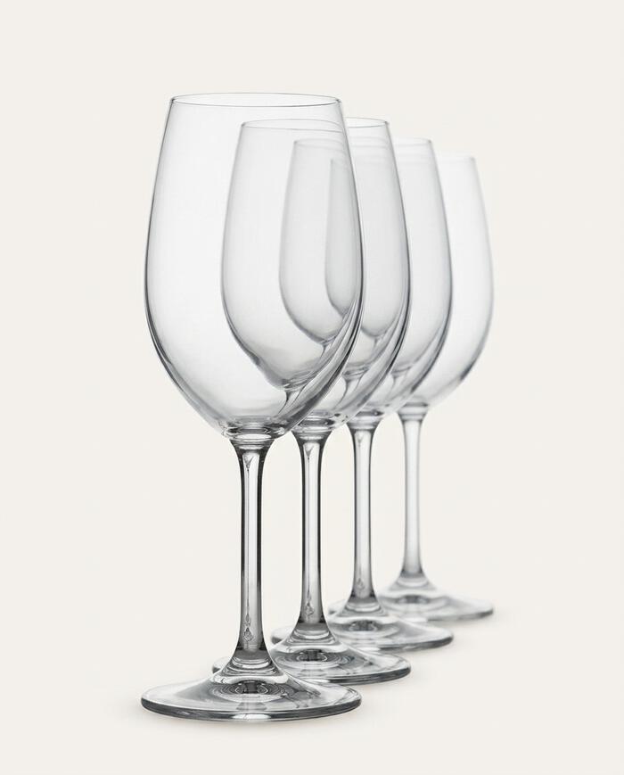 Jogo de Ta&ccedil;as para Vinho em Cristal Anna image number 2