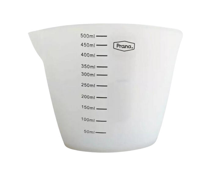 Copo Medidor Flex&iacute;vel em Silicone Egor - Branco - image 0
