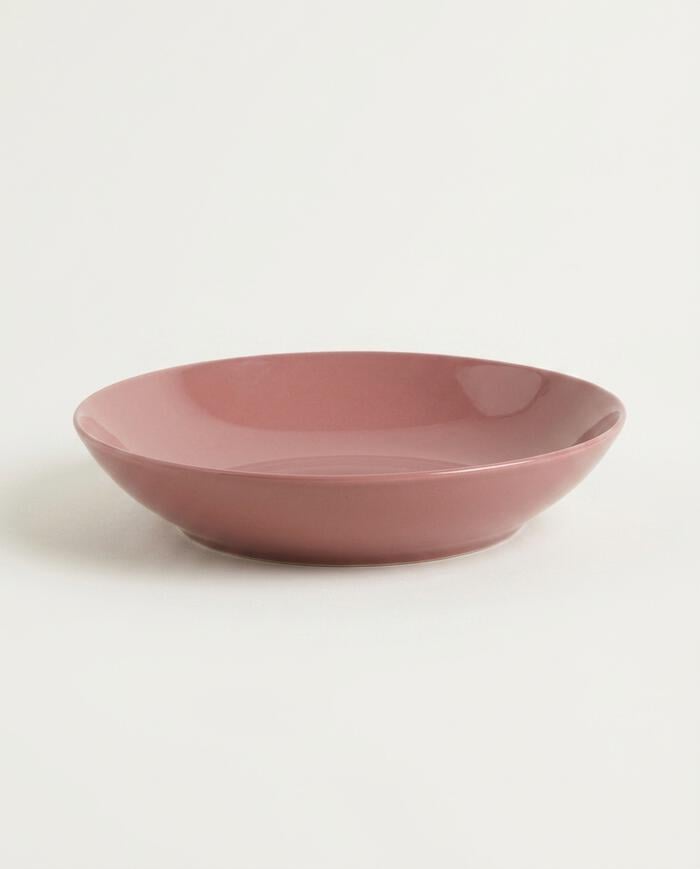 Prato Fundo Mix And Match em Porcelana Vermelho Blush image number 3