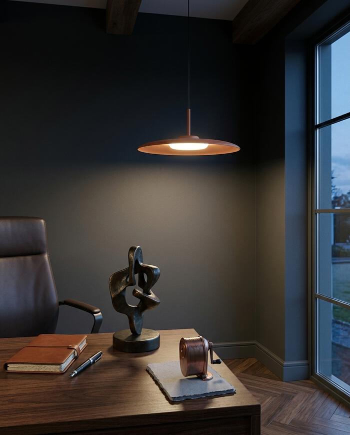Pendente Led Dot Terracota Bivolt image number 2