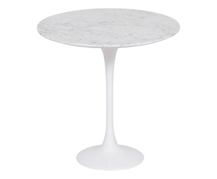 Mesa Saarinen Lateral Carrara Base Branca - image 0
