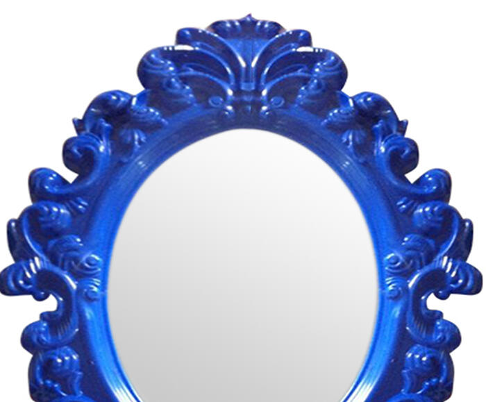 Espelho com Moldura Princess Aurora Azul - image 1