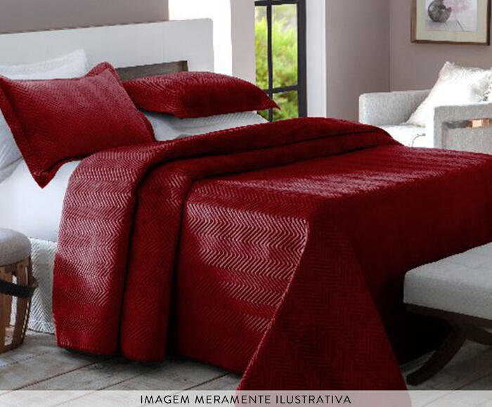 Jogo de Cobre-Leito Velvet Malbec - image 1