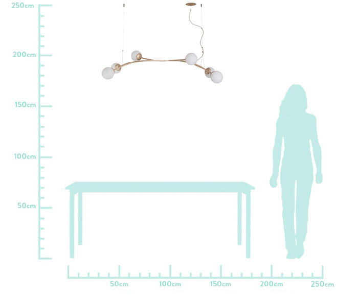 Pendente Sabrina Champagne - Bivolt image number 2
