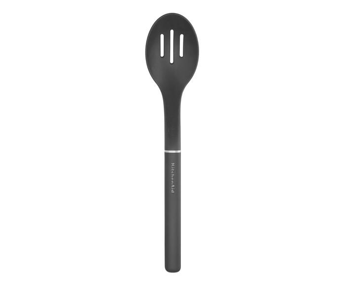 Colher Perfurada para Servir em Nylon Kitchenaid Preta image number 0