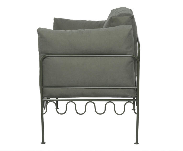 Poltrona Pop Indoor Ondas - Verde Musgo image number 4