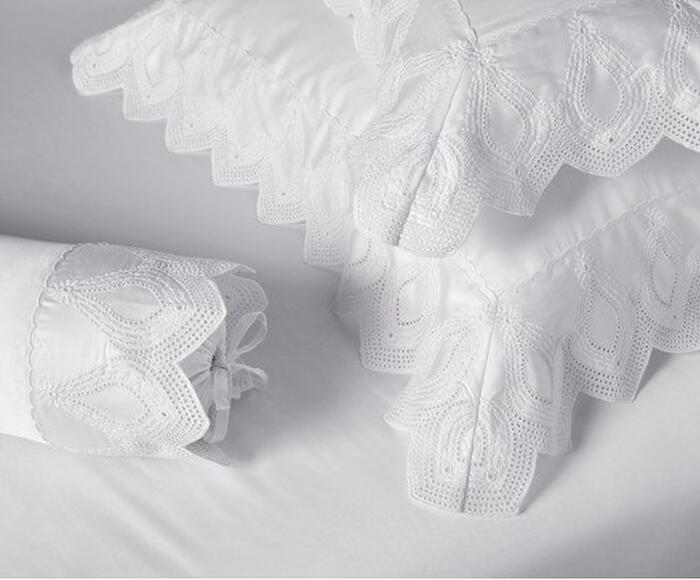 Fronha Riviera Branco 600 Fios - image 1