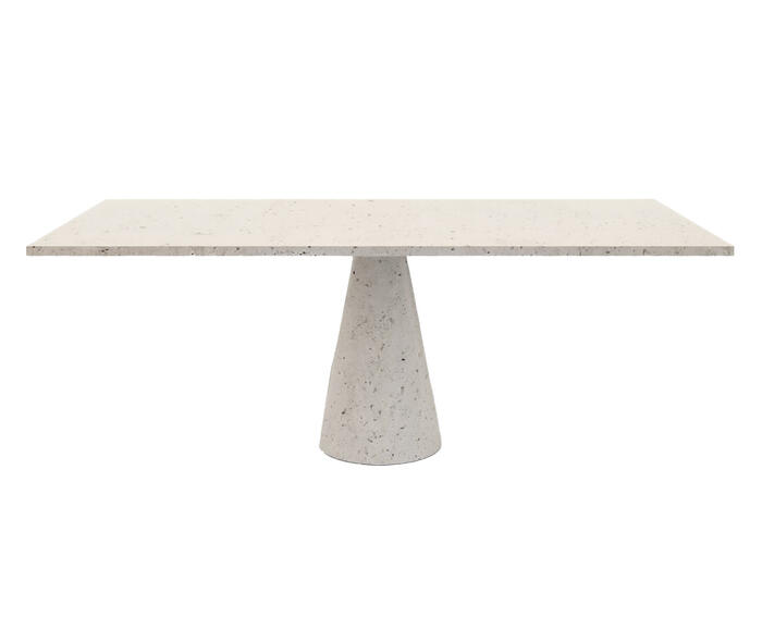 Mesa de Jantar com Tampo Reto Branco - image 0