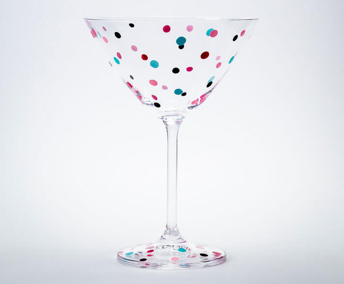 Ta&ccedil;a para Martini em Cristal Vintage image number 3
