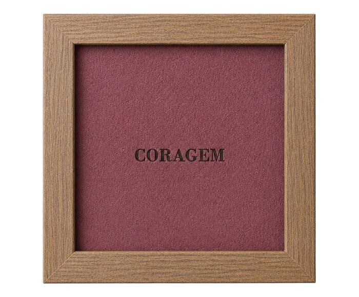 Quadro "Coragem" Camur&ccedil;a Vinho - image 0
