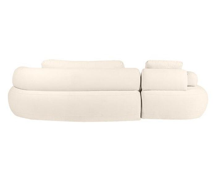 Sof&aacute; Laguna by Elle - Chaise Esquerda Boucle Off White II image number 5