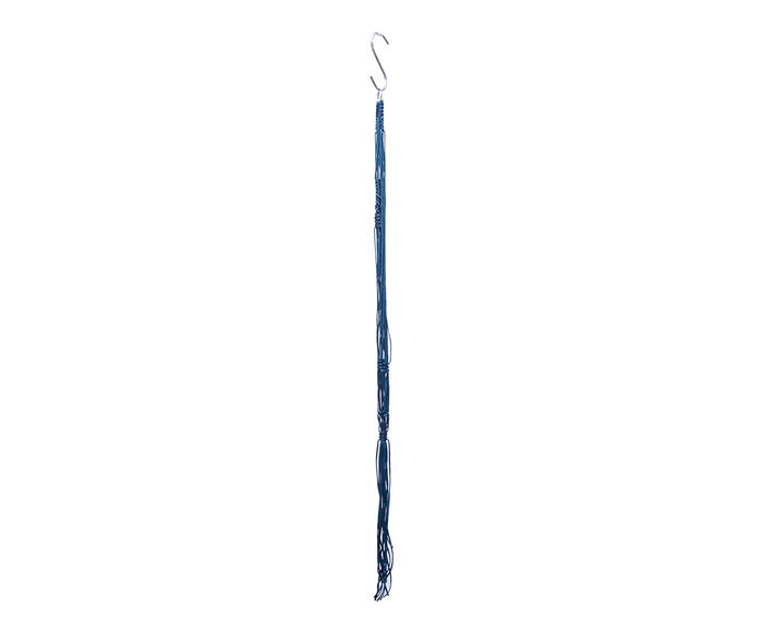 Hanger em Macram&ecirc; Classic Azul Navy - image 1