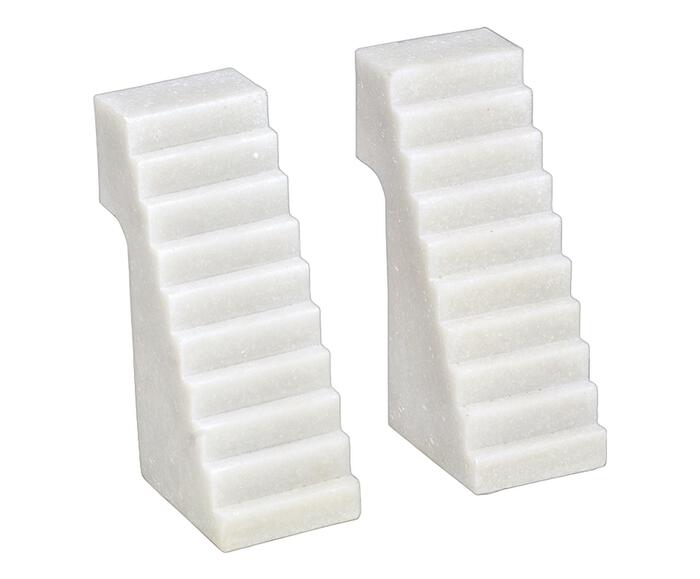 Porta-livros Escada Branco - image 1