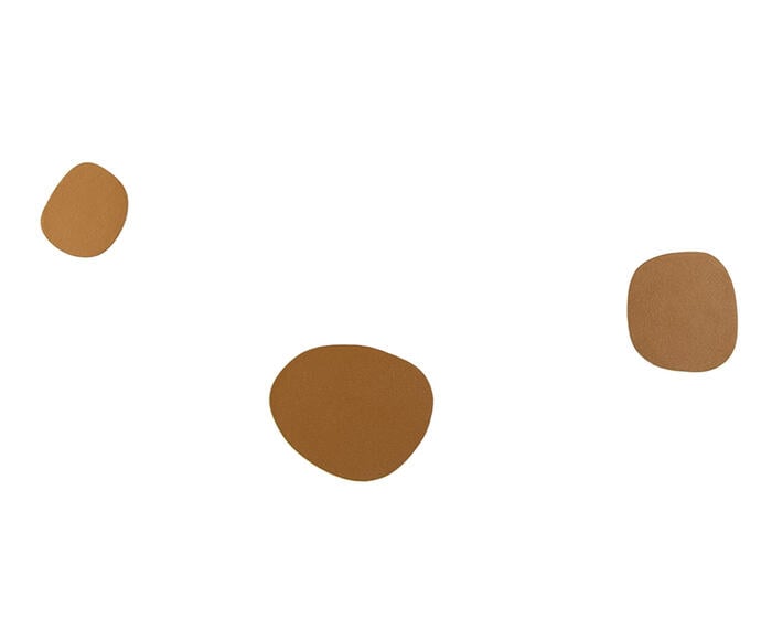 Jogo Cabideiro Guaratiba de A&ccedil;o Org&acirc;nico Terracota - image 0