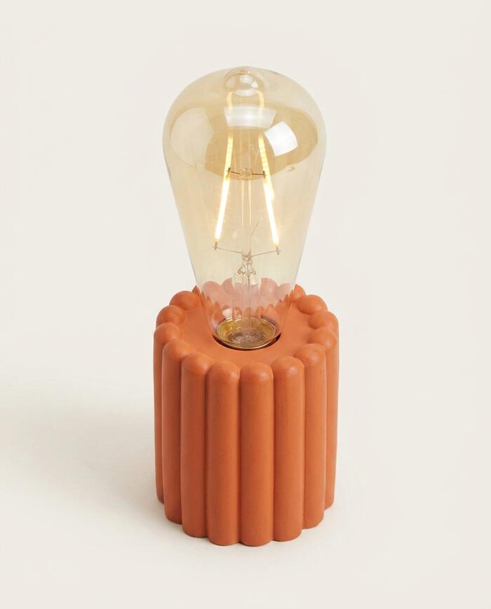 Lumin&aacute;ria de Mesa com Led - Laranja image number 3
