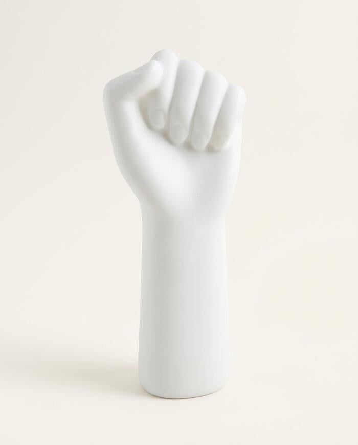 Adorno M&atilde;o Opaco Branco - image 0
