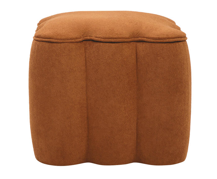 Puff Quadrado Boucle Pitanga image number 4
