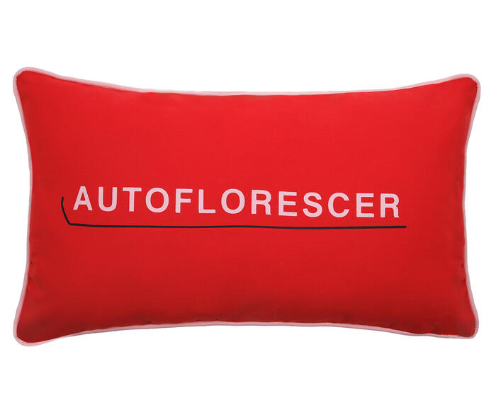 Capa de Almofada Estampada Marcela Scheid Autoflorescer Vermelha - image 0