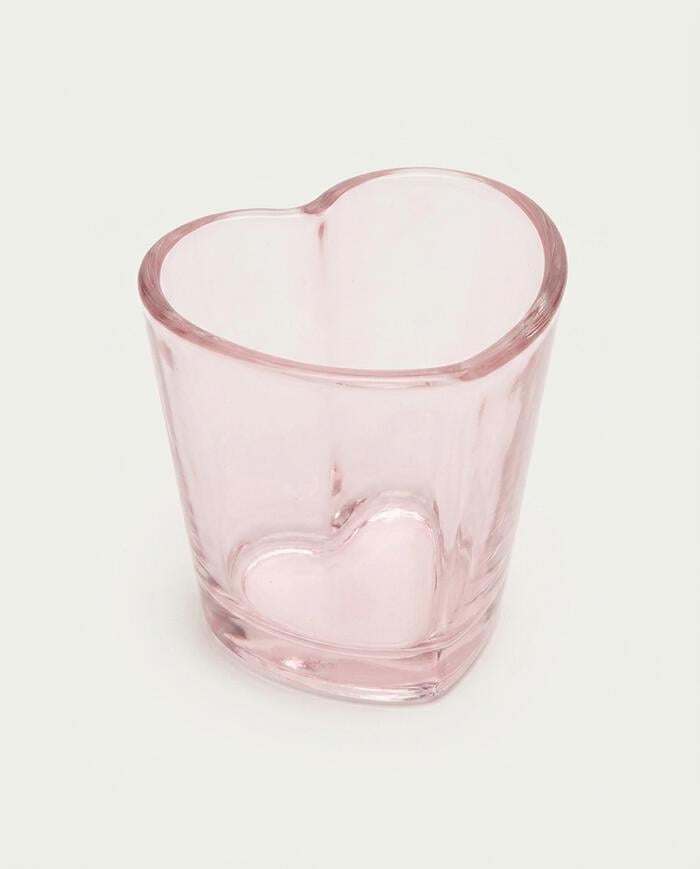 Jogo de Copos para Shot Cora&ccedil;&atilde;o Rosa - image 1