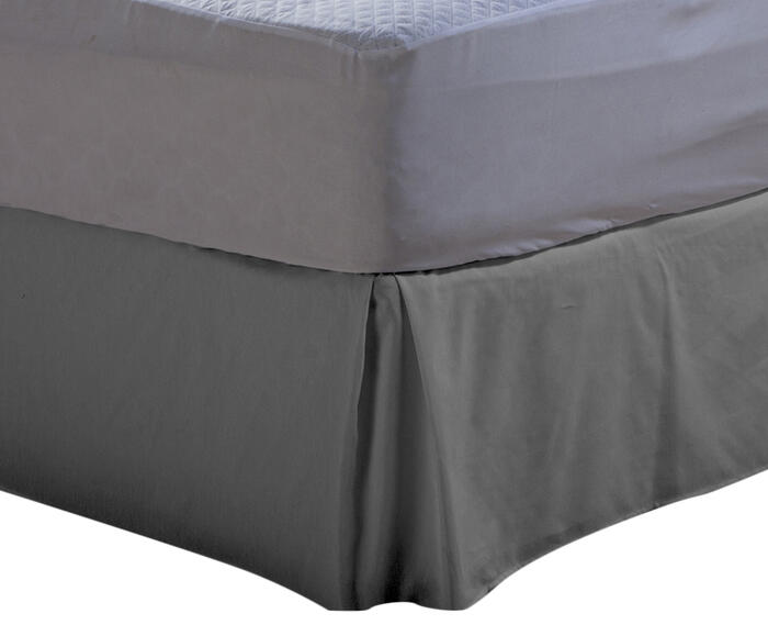 Saia Box para Cama Essencialle Cinza - image 1