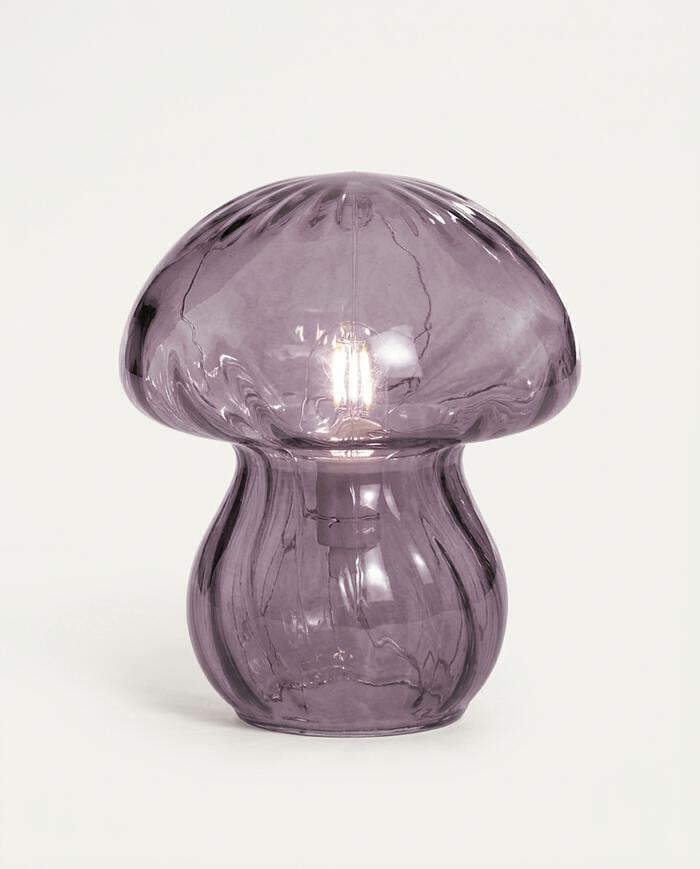 Lumin&aacute;ria Led Cogumelo Roxo - image 0