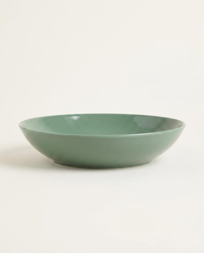 Prato Fundo Mix And Match em Porcelana Verde Salvia image number 3