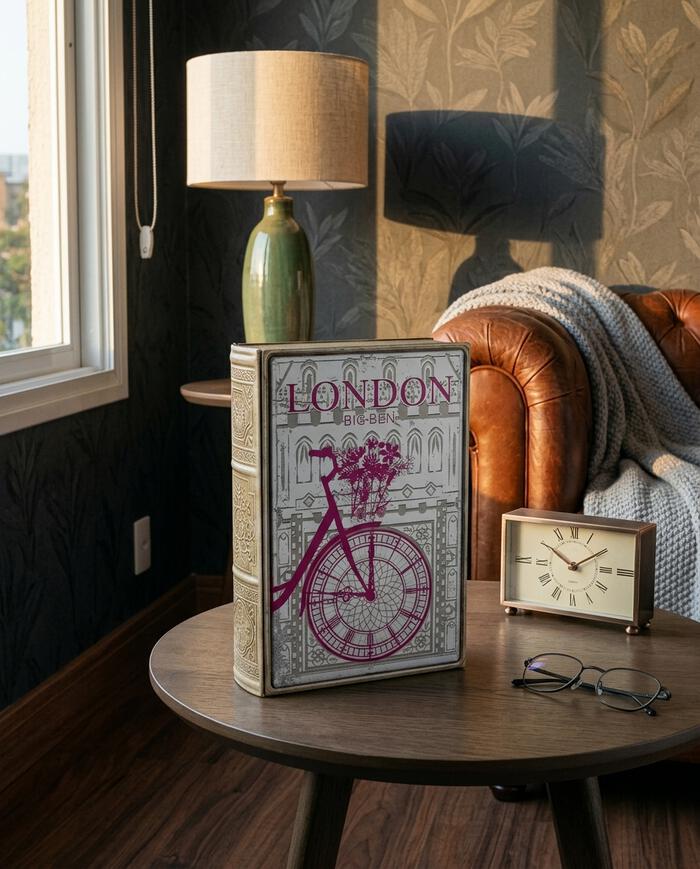 Livro-Caixa em Metal London Bike image number 3