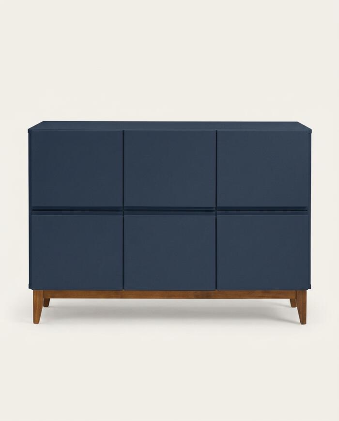 Buffet 6 Portas Home Azul Escuro - image 0