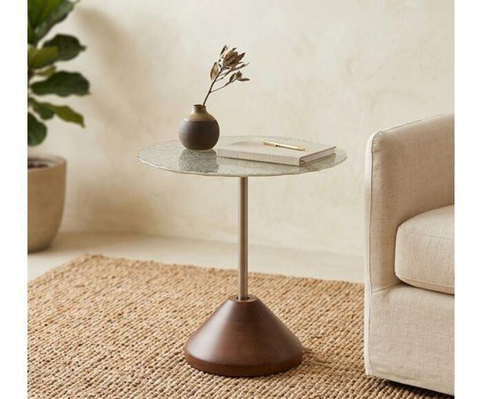 Mesa lateral Yp&ecirc; Castanho image number 2