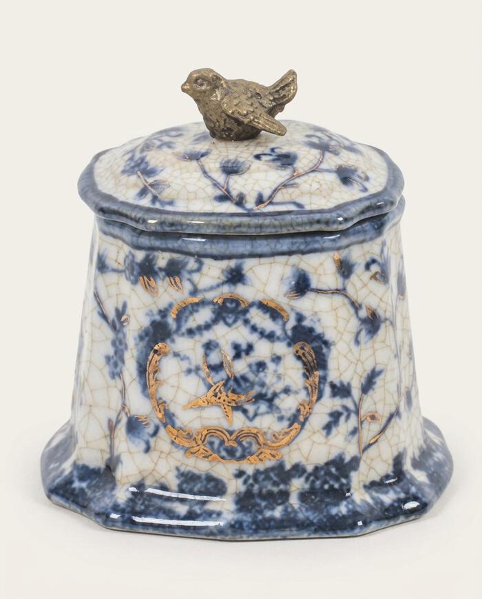 Caixa em Porcelana Achuta Azul - image 0