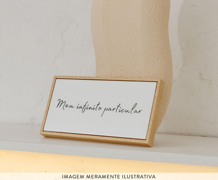 Azulejo Decorativo com Moldura "Infinito Particular" - image 1