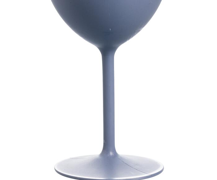 Ta&ccedil;a para vinho Defensa em fibra de trigo e azul image number 2