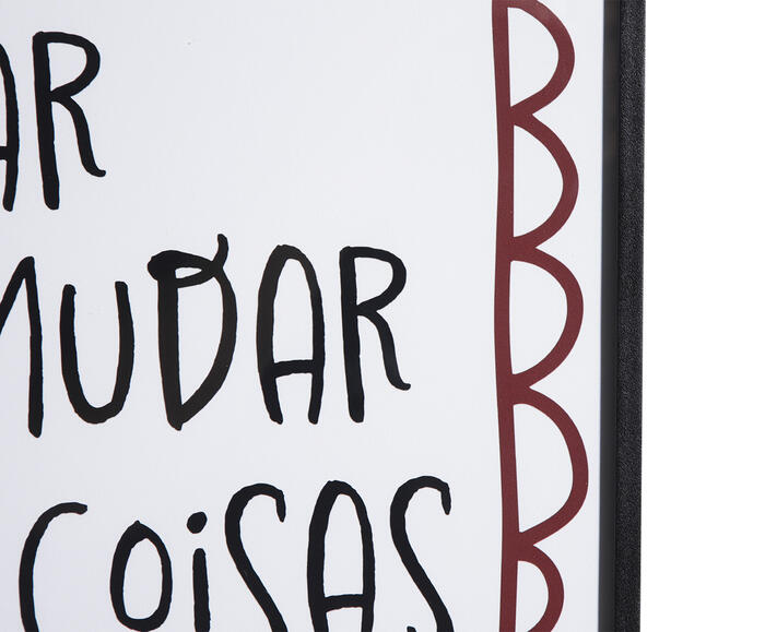 Quadro Decorativo Amar e Mudar As Coisas image number 4