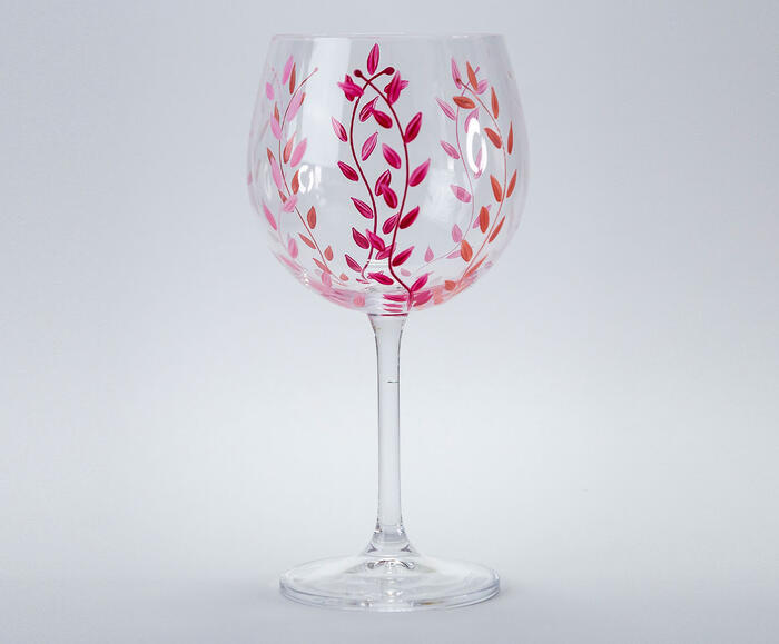 Ta&ccedil;a para Gin em Cristal La Vie En Rose image number 2
