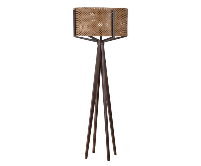 Lumin&aacute;ria Wengue com C&uacute;pula Cil&iacute;ndrica Natuzzi Bivolt - image 0