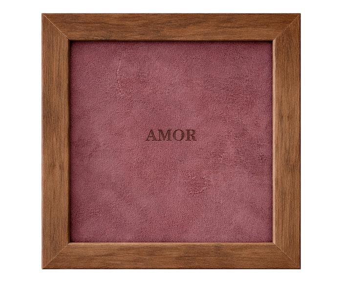 Quadro "Amor" Camur&ccedil;a Vinho - image 0