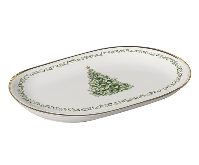 Travessa Christmas com Filete Dourado - image 0